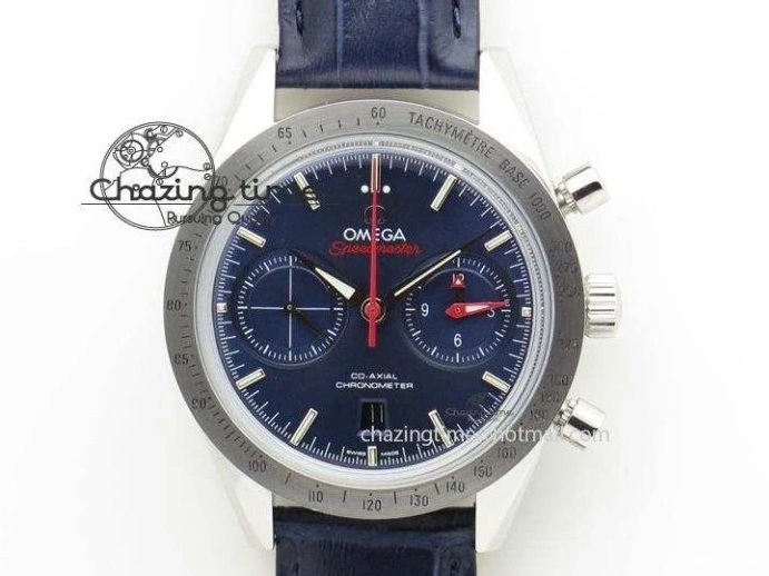0412 Planet Ocean Master Chronometer Chrono SS OM 1:1 Best Edition Gray Dial On SS Bracelet A Reliable 8180